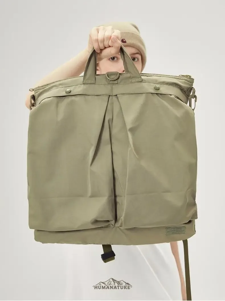 sac à dos femmes nylon résistant aux éclaboussures mode vintage simple bureau dame sac à bandoulière sac à main unisexe