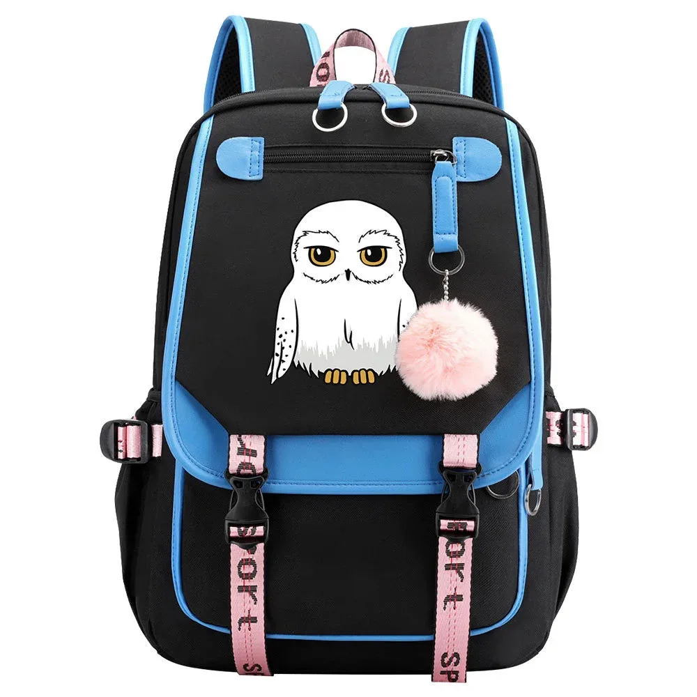 sac à dos anime kasultraviolet night theatre, sac messager en nylon, sacs de voyage pour étudiants, ordinateur portable décontracté, port usb