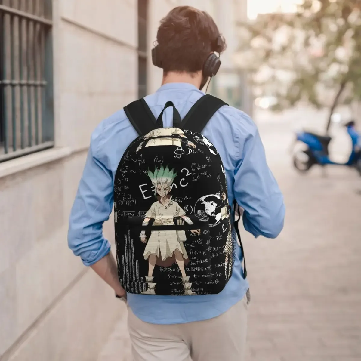 senku ishigami dr stone apan – sac à dos d'anime, sac à dos de grande capacité pour enfants, sac d'école, sacs à bandoulière pour hommes et femmes