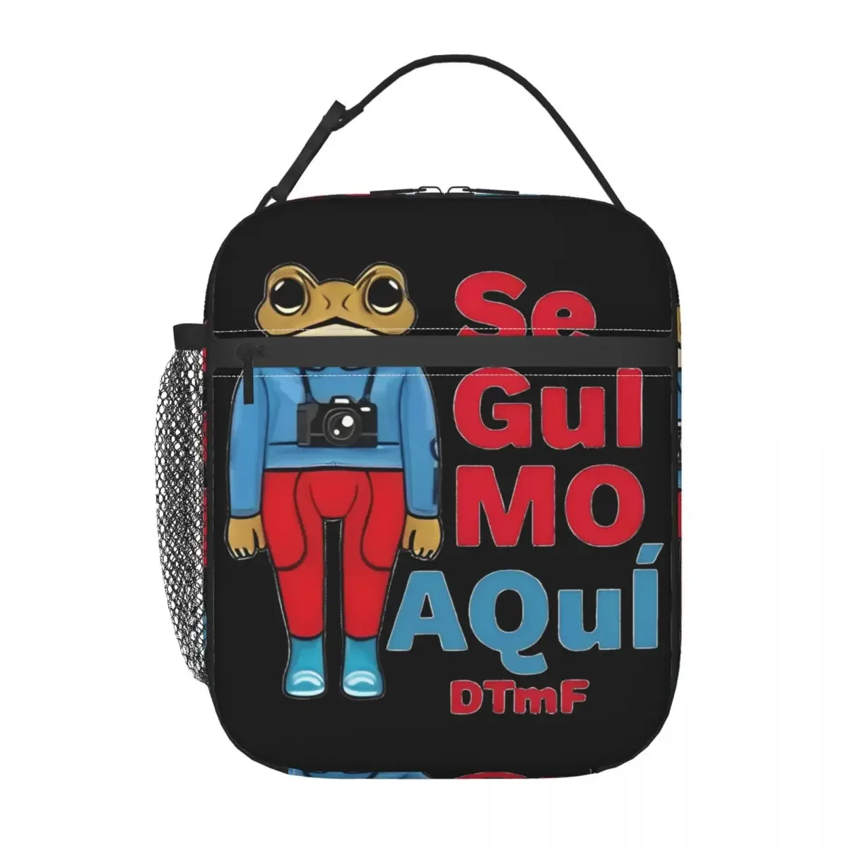sac fourre-tout isotherme pour l'école, bad bunny dtressing debi tirar mas fotos, récipient alimentaire portable, glacière thermique, boîtes à lunch