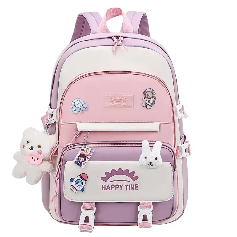 Sac à dos d'école primaire pour enfants Kawaii fille sac d'école fournitures sacs à dos imperméables pour enfants Mochila Mujer