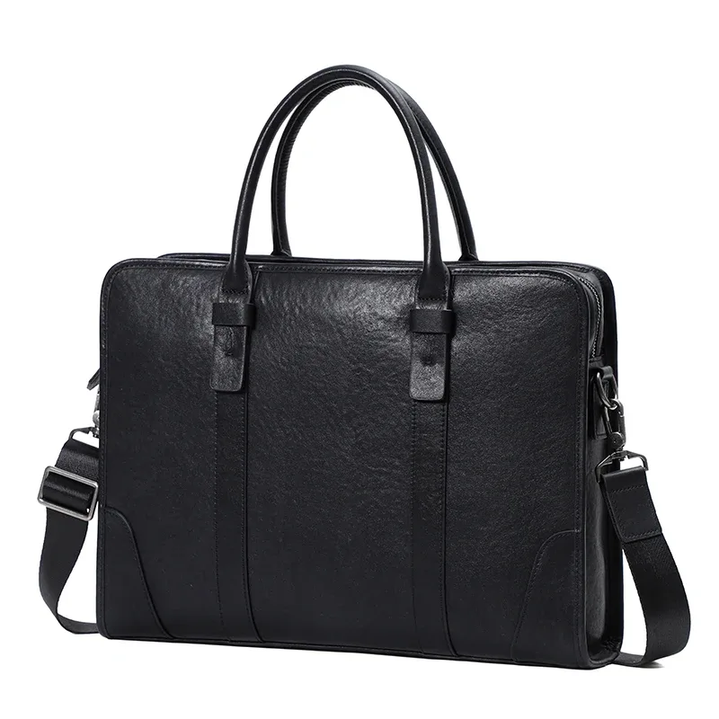 café/noir hommes sac à main en cuir véritable mallette pour ordinateur portable mâle épaule sacs de messager grande capacité hommes porte-documents