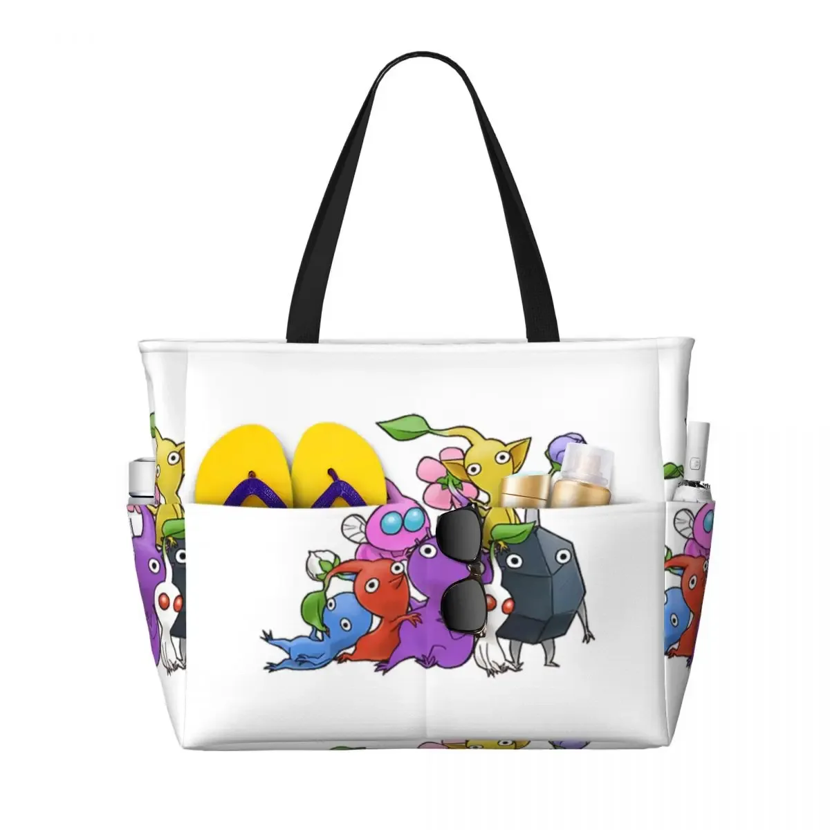 pikmin sac fourre-tout de plage sport gym yoga duffle grand sac fourre-tout femmes sac de voyage sac de fitness