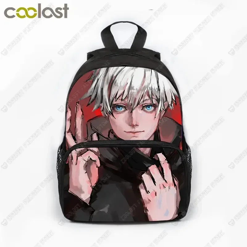 sac à dos de 13 pouces pour enfants, cool gojo satoru, yuji itadori, papeterie scolaire pour garçons