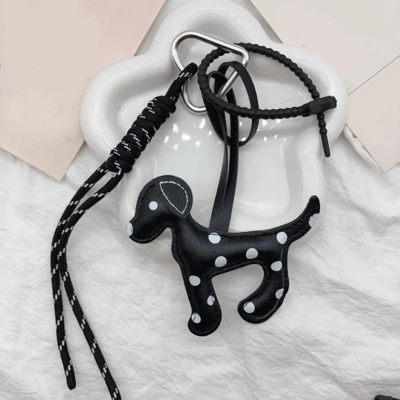 breloque de sac chien mignon, porte-clés kawaii avec pendentif pompon pour sac à dos, sac à main, décoration, cadeau pour les amoureux des chiens, femmes, filles