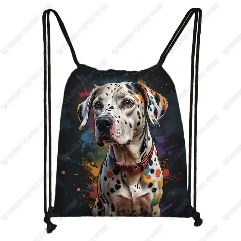 sac à dos de rangement de chaussures shih tzu, sac à livres, support, interconnexion, peinture, chien, proximité, wstring, troupeau des contribuables allemands