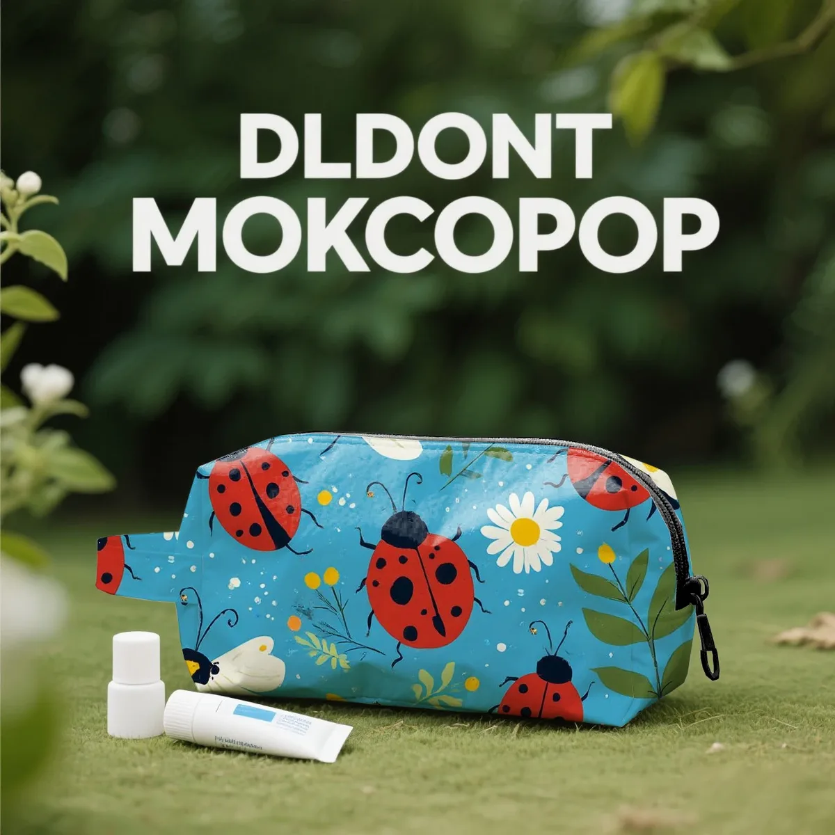 Sac de maquillage personnalisé pour demoiselle d'honneur, organisateur de cosmétiques de voyage avec miroir, sac de salle de bain pour femmes