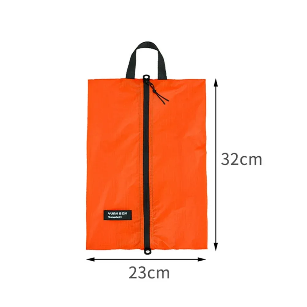 sac de rangement pour bagages recouvert de silicone, sac de rangement de voyage multifonctionnel ultra léger, sac de rangement de voyage haute capacité jaune orange