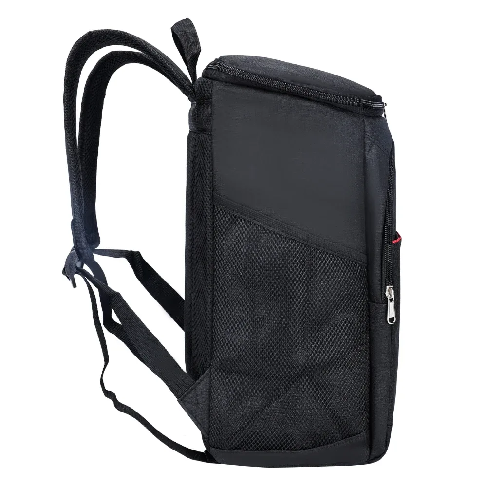 denuoniss 20l sac à dos isotherme thermique multicouche sac à dos isolé étanche sac anti-fuite pique-nique en plein air et ouvre-bouteille