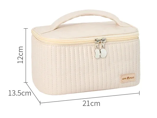 sacs de maquillage pour femmes, trousse de toilette de voyage, étuis mignons, sac portable, boîte organisatrice de maquillage de couleur unie, trousse à cosmétiques, neceser en cuir pu