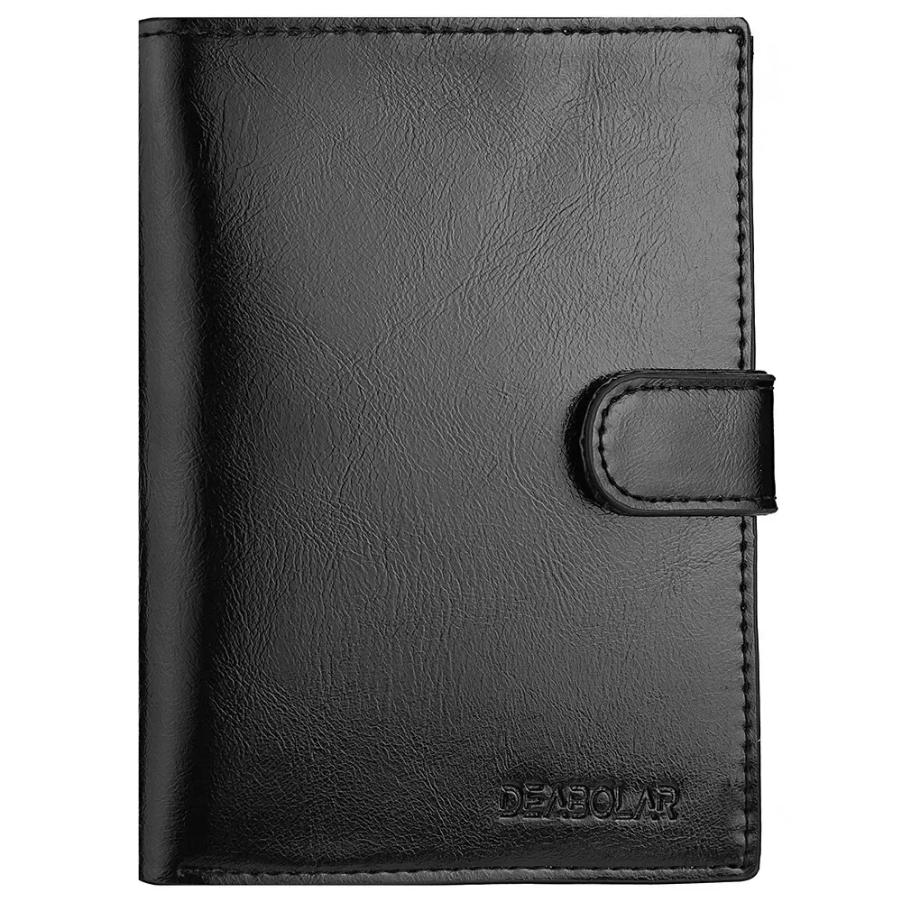 portefeuille de voyage élégant sac de passeport multi-carte porte-carte portable multi-fonction hommes
