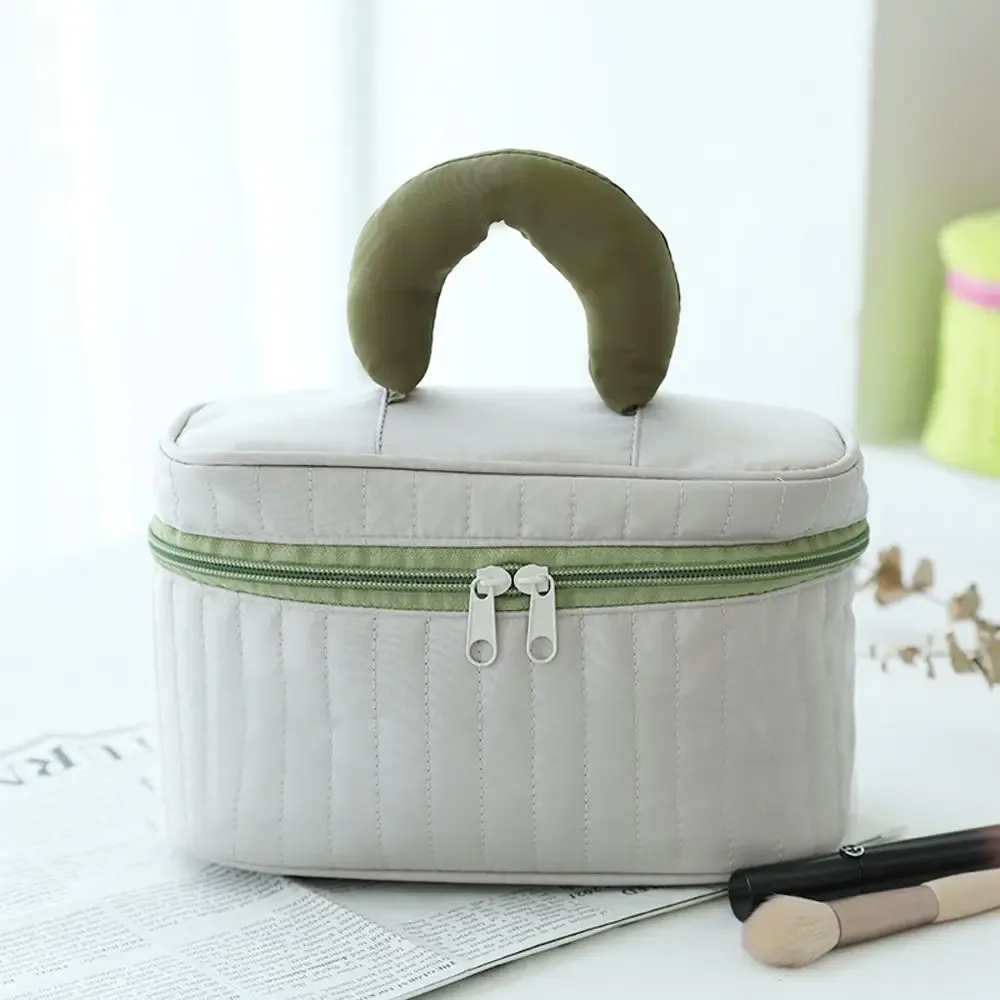 sac de rangement multifonctionnel créatif en nylon pour femme, trousse de maquillage, trousse de toilette de voyage, sac de rangement
