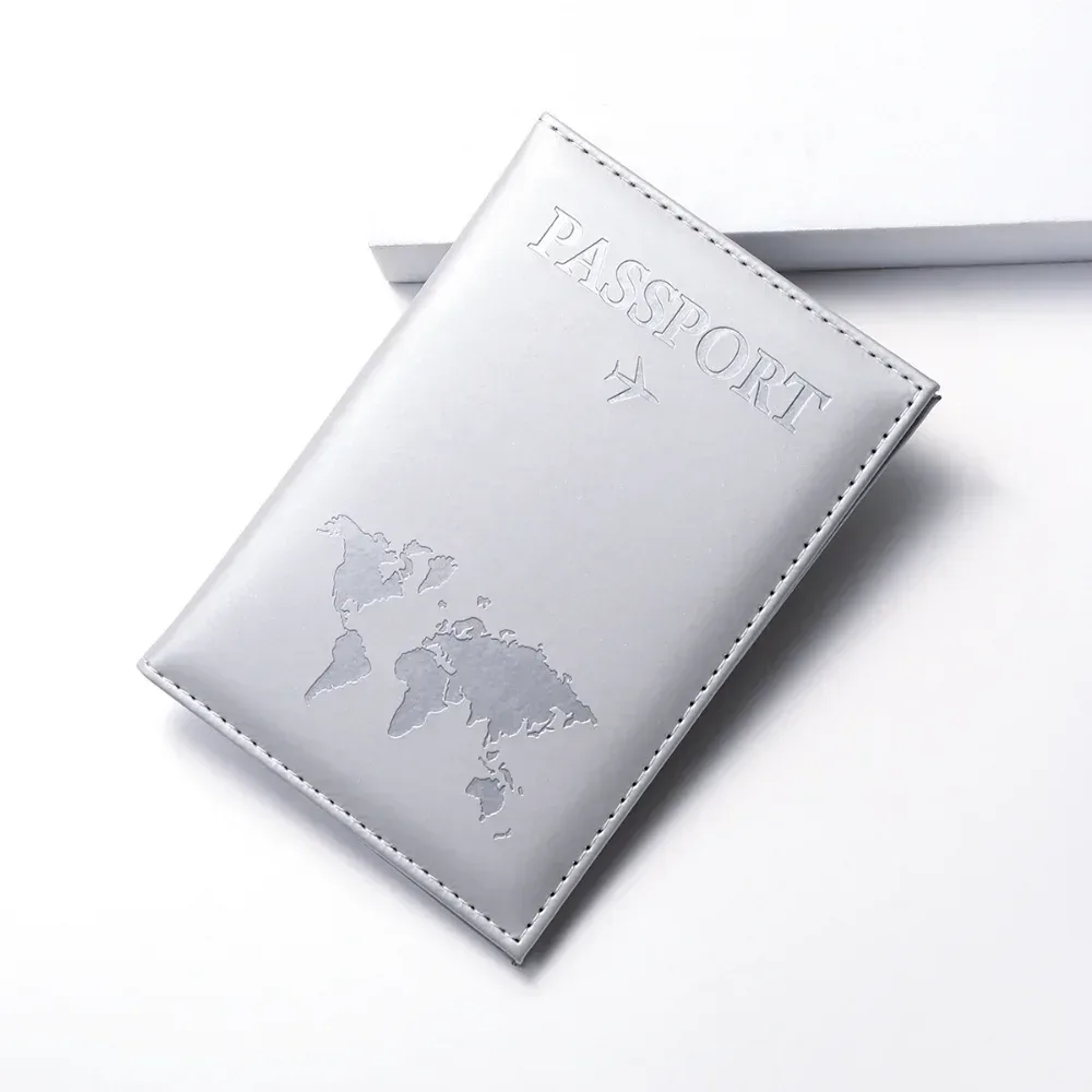 couverture de passeport pour couple amoureux, étui d'avion simple, portefeuille en pu pour femmes et hommes, porte-passeport de voyage de mariage, cadeau de mariage à la mode