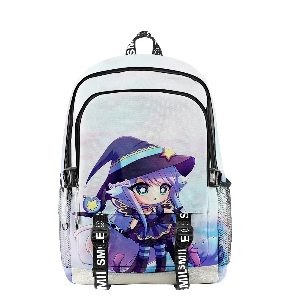 sacs d'école hip hop pour hommes et femmes, sacs de voyage amusants, impression 3d, oxford, étanche, sacs à dos multifonctions pour ordinateur portable, gacha life