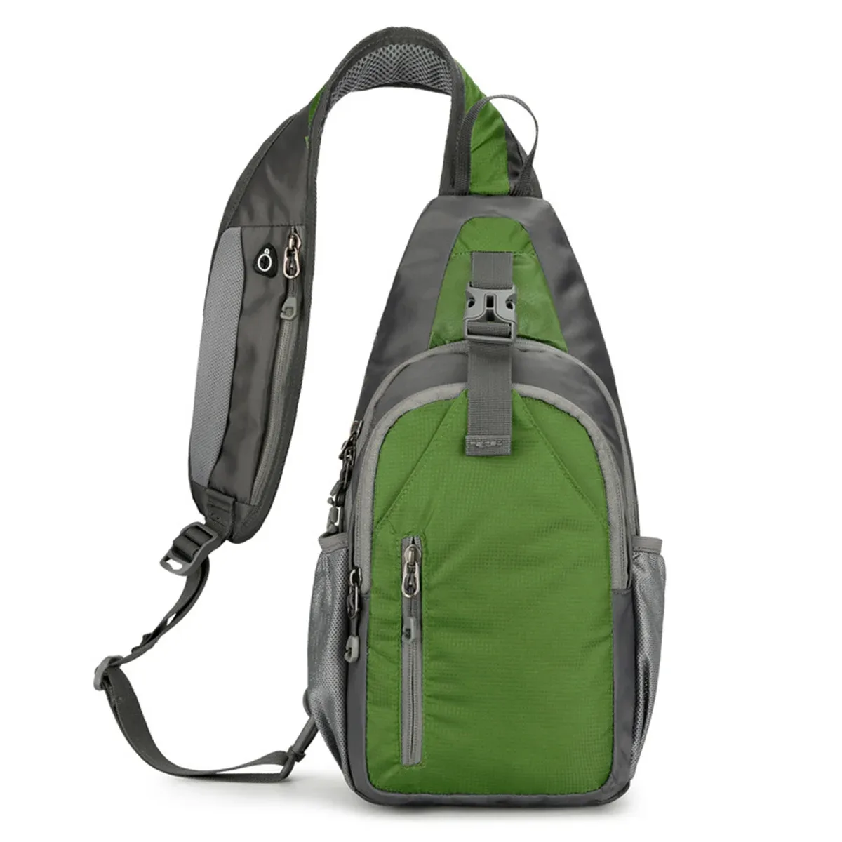 sac à bandoulière imperméable avec blocage rfid, sac à dos bandoulière, sac de poitrine, sac à dos de jour pour la randonnée et les voyages