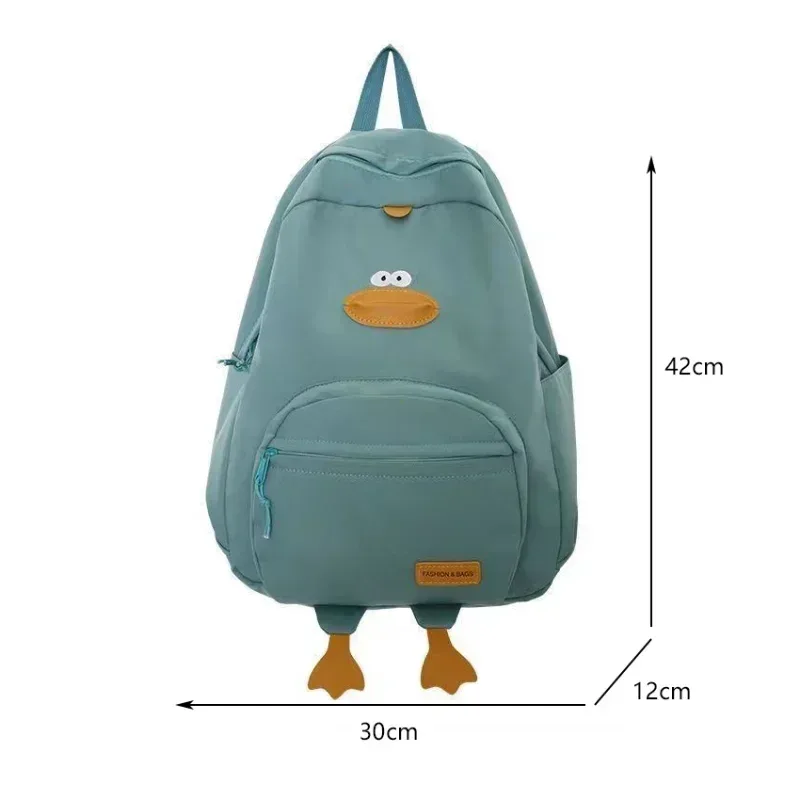 2025 nouveau dessin animé canard sac à dos concepteur mignon sac de voyage femme étudiant polyvalent édition coréenne filles sac d'école rюкзак