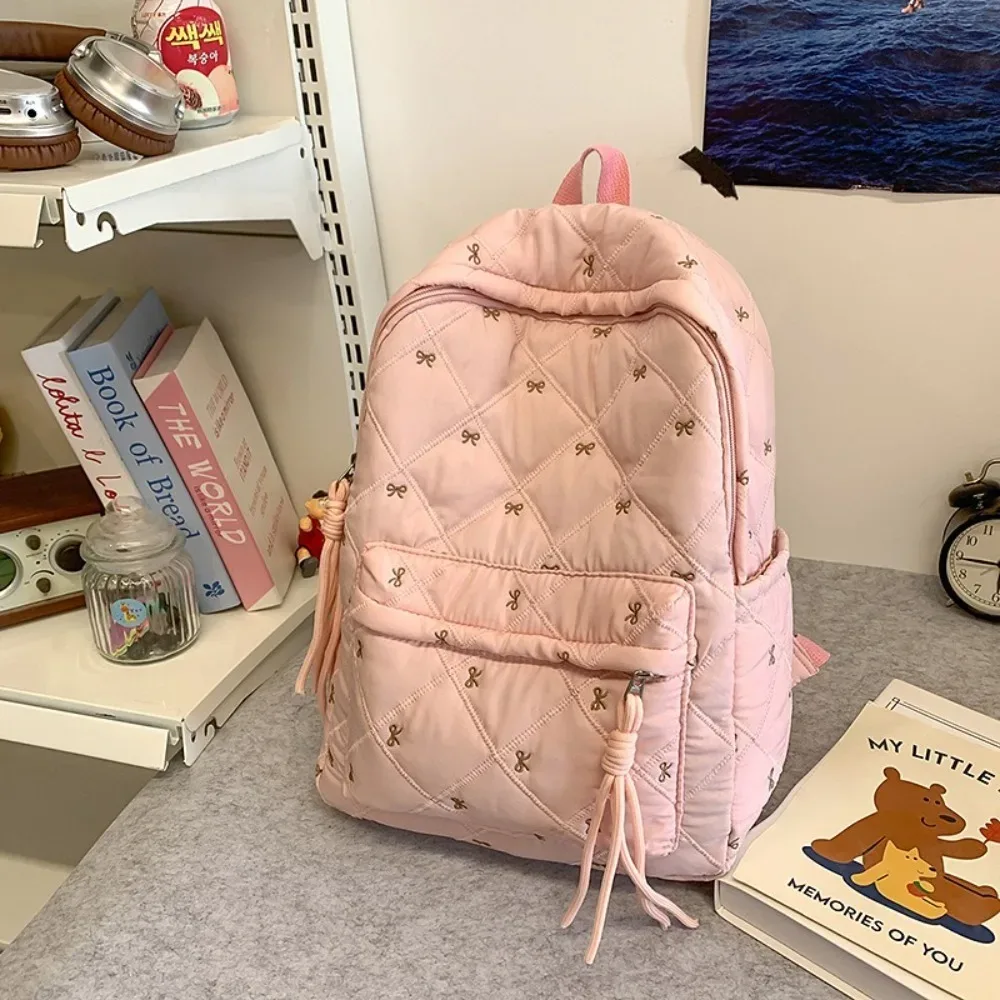 nouveau sac à dos scolaire grande capacité pour enfants, léger, avec nœud, sacs d'école, sac de tutorat pour garçons et filles