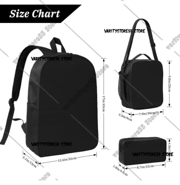sac à dos tortue de mer pour étudiants, garçons et filles, sac d'école, sac à bandoulière pour ordinateur portable, 3 pièces, sac à déjeuner isotherme, trousse à crayons