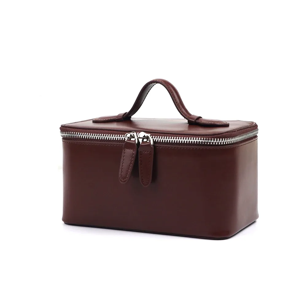 sac à cosmétiques en cuir pu verni personnalisé gratuit pour femmes, trousse de toilette étanche, sac à main de voyage, trousse de maquillage portable