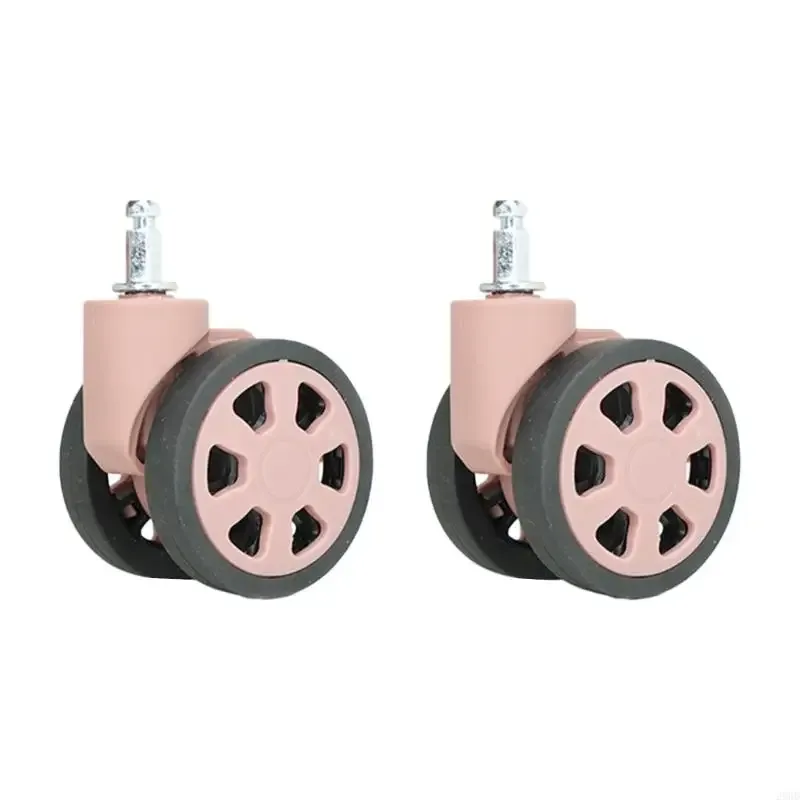 roues remplacement élégantes durables 28 gd 1 paire pour le chariot valise en douceur