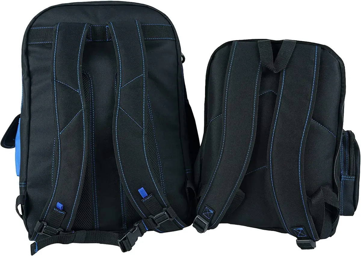 sac à outils pour électricien melotough, sac à dos pour outils de soudage avec support pour casque, sac organisateur d'outils robuste pour électricien, charpentier