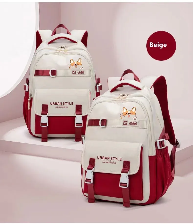 sac à dos de loisirs de grande capacité pour femmes, sac à dos de style collège, voyage, collège, lycéennes, mode, nouveau, 2024