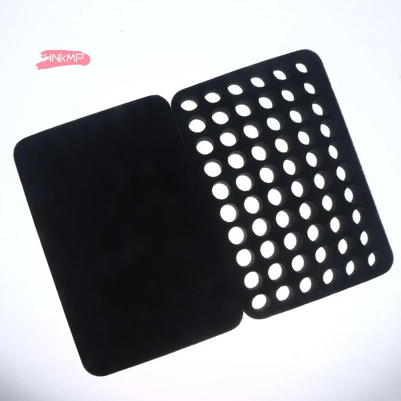 tampon organisateur en mousse à 60 fentes avec séparateurs amovibles pour huiles essentielles de vernis à ongles de 15 ml/10 ml-section inférieure non incluse