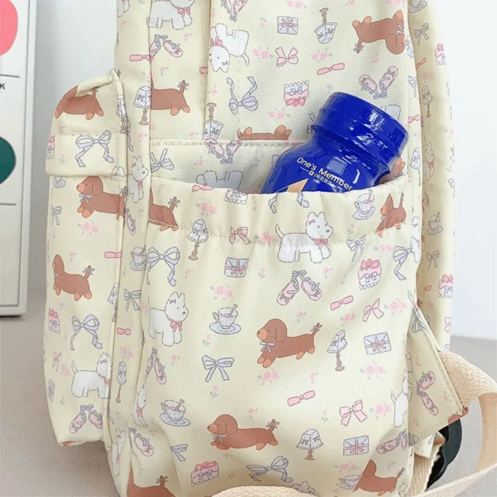 sac à dos pour chien en nylon kawaii, style coréen, grande capacité, sac d'école pour étudiants, sac de voyage, sac de rangement, sac à bandoulière, école