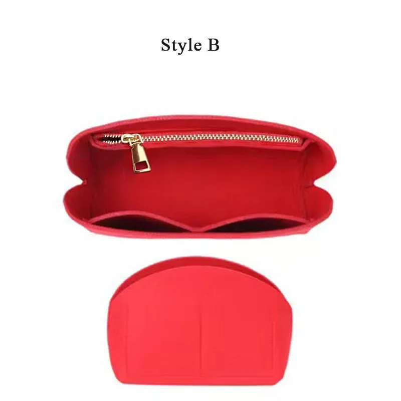 pour alma insérer sac organisateur maquillage petit sac à main organisateur sac à main intérieur portable cosmétique bing shell sac organisateur noël