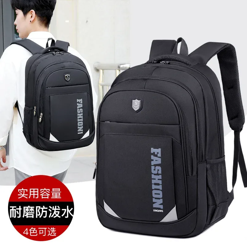 Nouveau Sac à dos décontracté de grande capacité pour hommes Simple multifonctionnel voyage d'affaires pochette d'ordinateur pour l'université