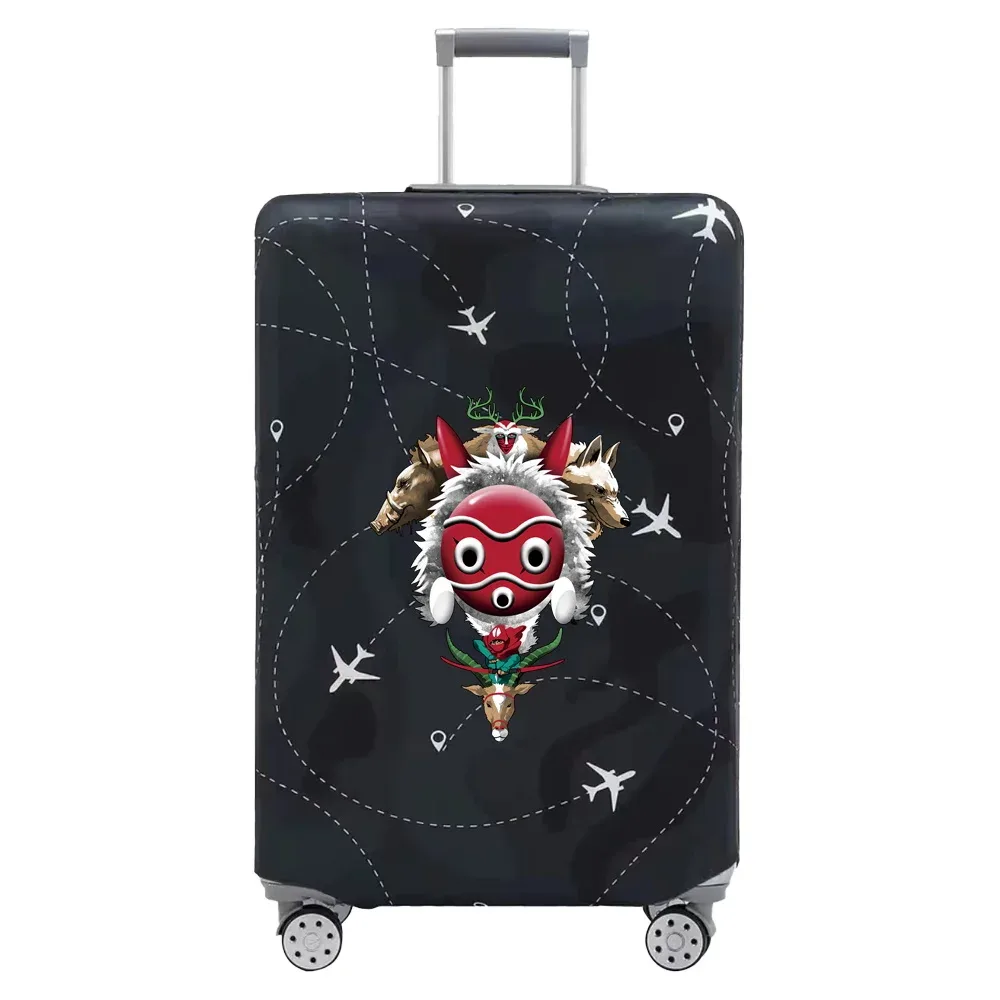 couvertures de bagages de voyage, housse de protection, housses de valise anti-poussière commandées, série d'impression de dessin animé, accessoires de voyage for18-32inch