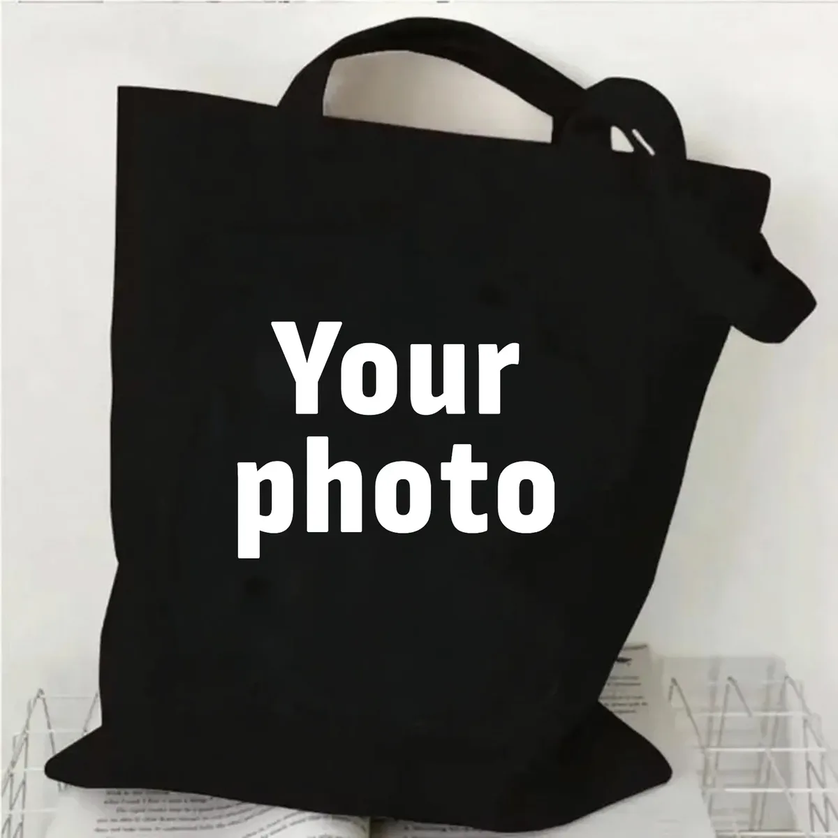 sacs en toile personnalisés, sacs de shopping, grands sacs à main de créateurs pour femmes, sacs fourre-tout décontractés, cadeau pour la fête des mères