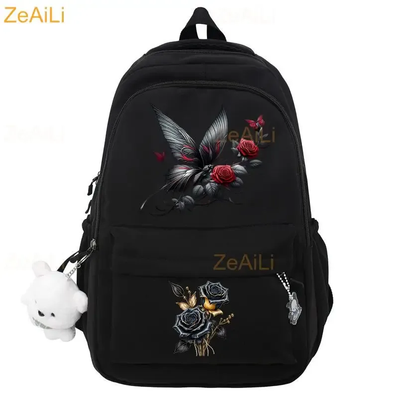 sac à dos pour ordinateur portable à thème chat mignon, grande capacité, pour femmes et hommes, sacs d'école pour garçons et filles, sac de voyage cool
