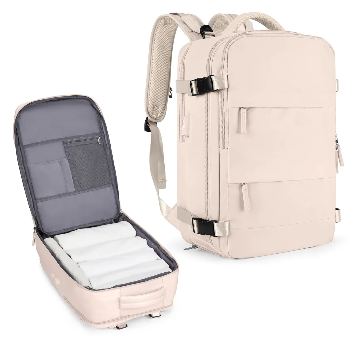 grand sac à dos de voyage pour hommes, sac à dos étanche pour ordinateur portable approuvé par le vol de la compagnie aérienne, sac à dos de transport antivol, sac à dos de randonnée